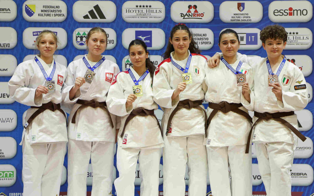 Sześć Finałów i Srebro Kadetek na ME w Judo Kata